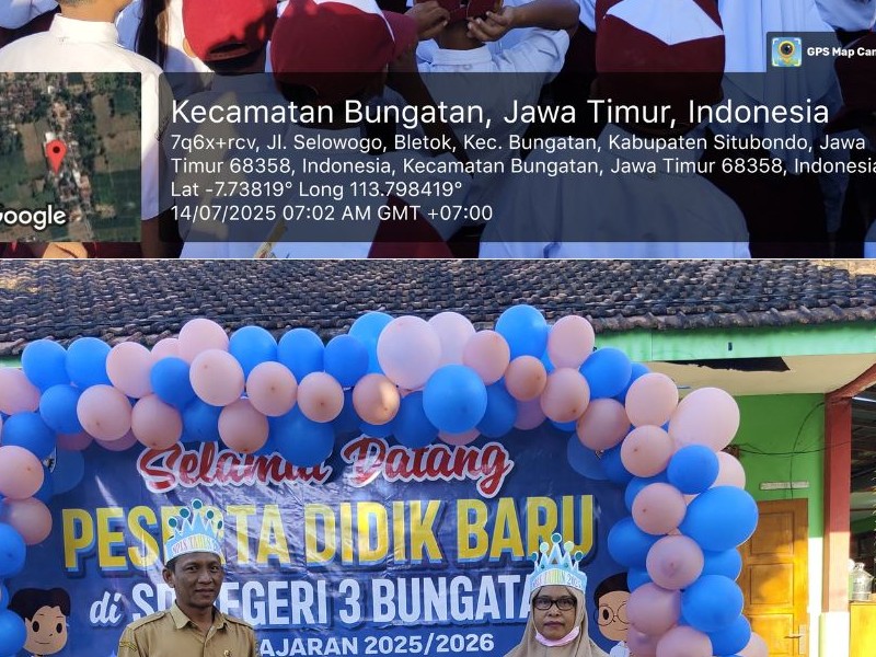 HARI PERTAMA PESERTA DIDIK BARU MASUK SEKOLAH