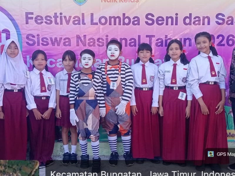 SD NEGERI 3 BUNGATAN MENGIKUTI  LOMBA FLS3N SE KECAMATAN BUNGATAN